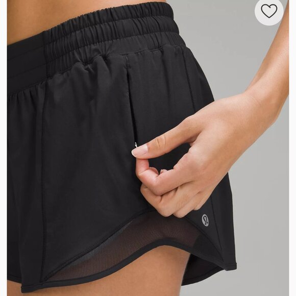 Lululemon Athletica Black Speed Up Shorts - Picture 5 of 6
